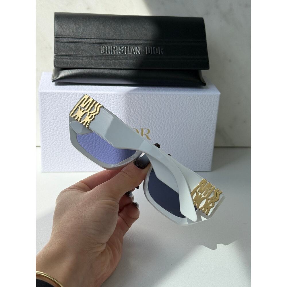 NEW Dior MissDior S1I Cat Eye Sunglasses in White - Picture 9 of 9